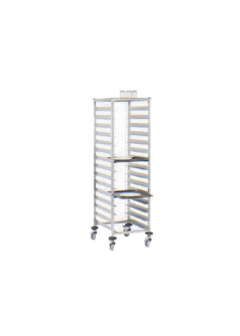 Kirli Servis Tepsi Arabası 53x37cm Tepsi İçin MB100X