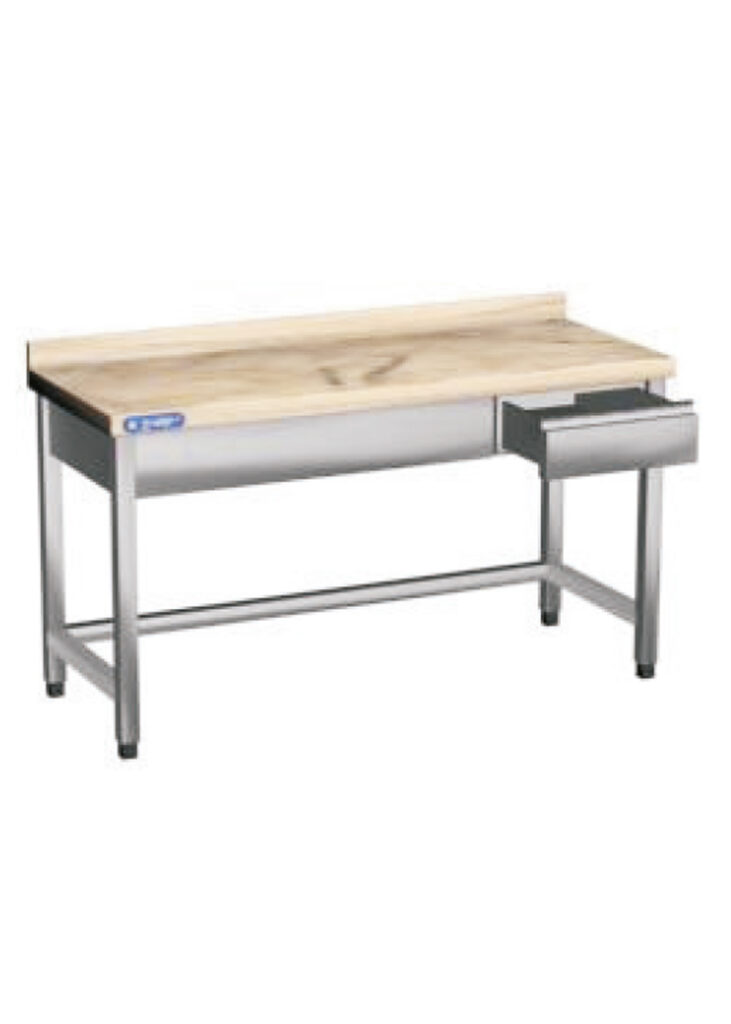Mermer tablalı, sırtlı, Taban rafsız, çekmeceli MTS-090