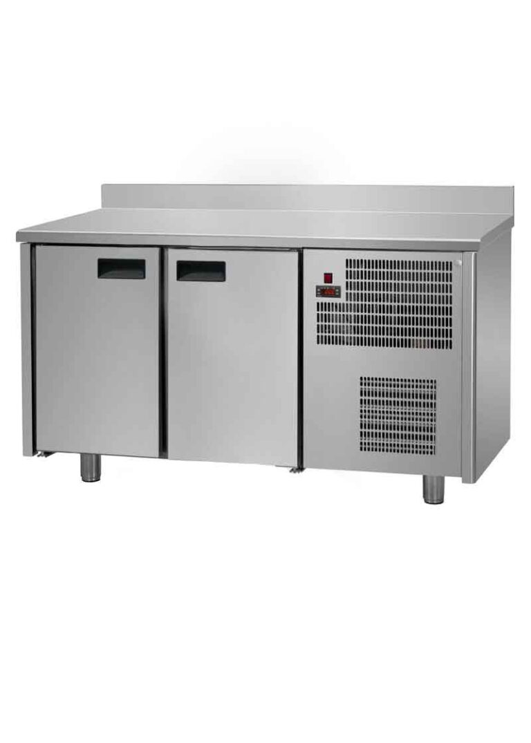 S2000 600 Serisi Tezgah Tip İki Kapılı Soğuk Dolap T-143-2K-NT-V - 143x60x85 cm
